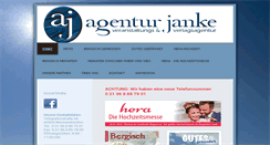 Desktop Screenshot of agentur-janke.de